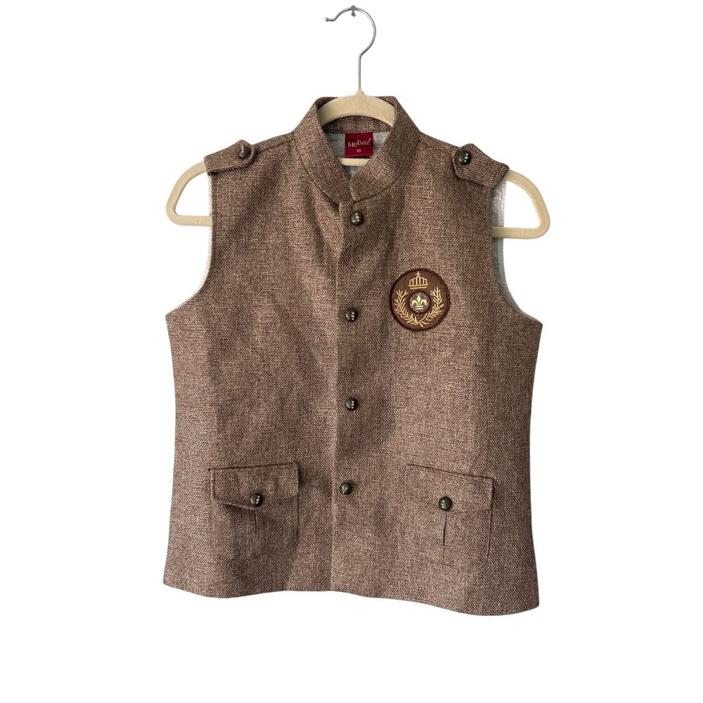Mebaz Silk and Embroidered Vest 10